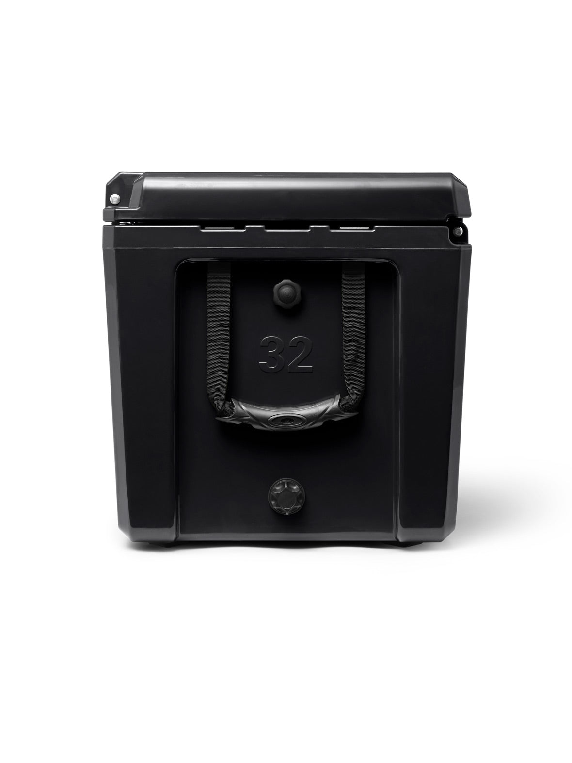 Kodiak Hard Cooler 32L Black Heavy-Duty Family-Size Ice Box with 5-Day Ice Retention, Front View