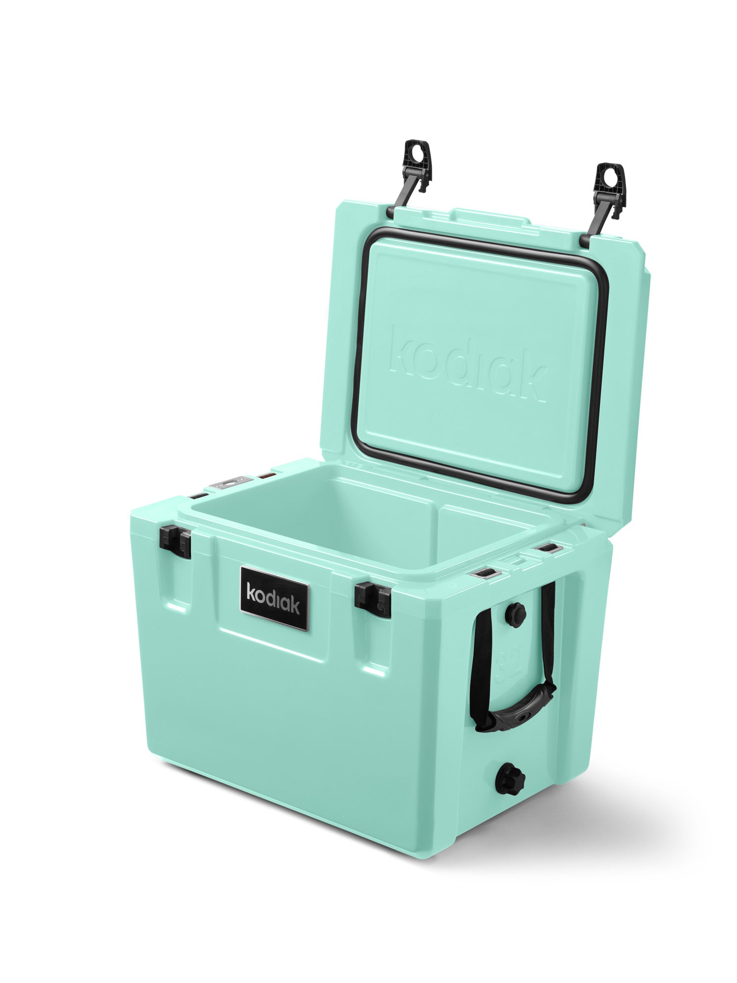 Kodiak Hard Cooler 32L Mint Green Heavy-Duty Family-Size Ice Box with Open Lid, 5-Day Ice Retention