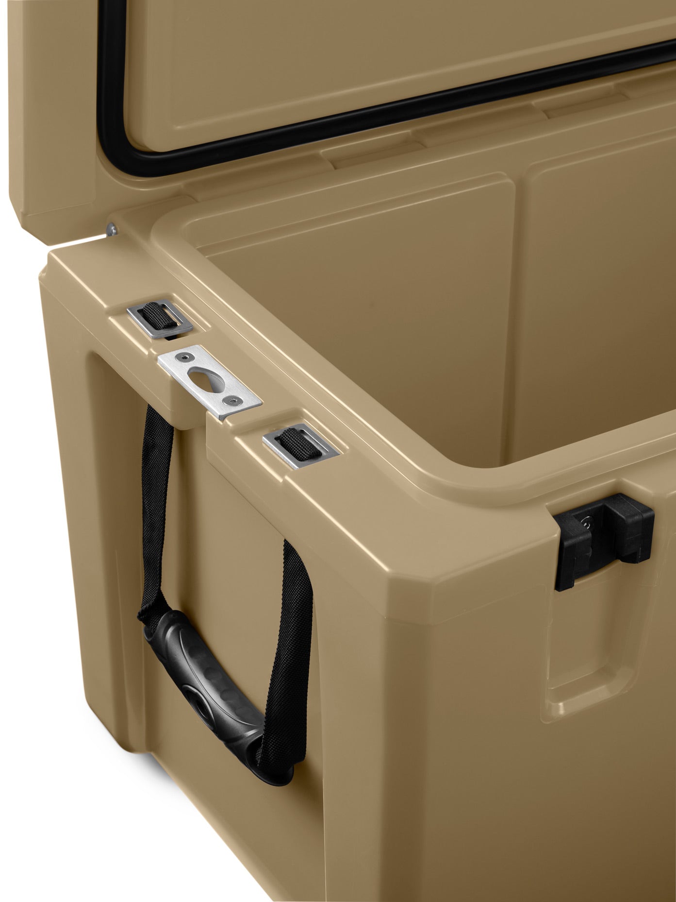 Kodiak Hard Cooler 32L White heavy-duty family-size ice box with rugged handles, open lid, premium rotomoulded design