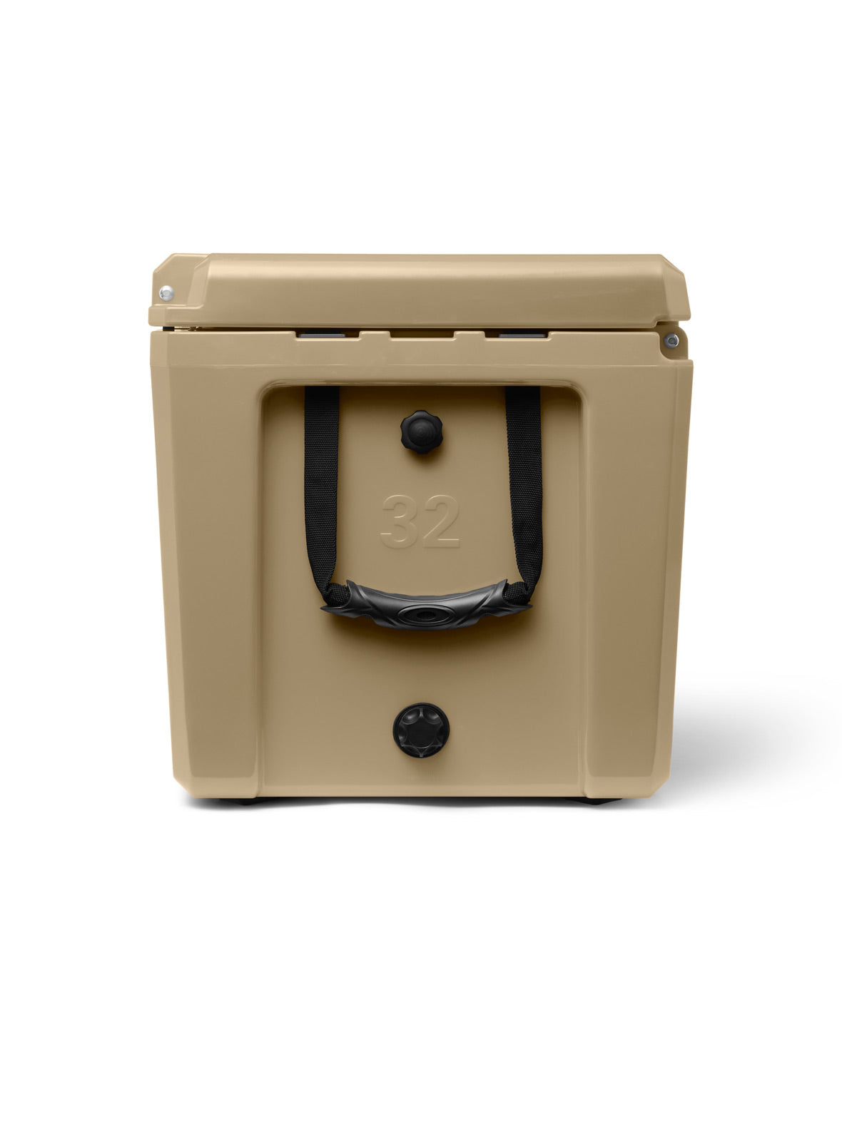 Kodiak Hard Cooler 32L Tan Heavy-Duty Family-Size Ice Box with 5-Day Ice Retention for Camping and Outdoors