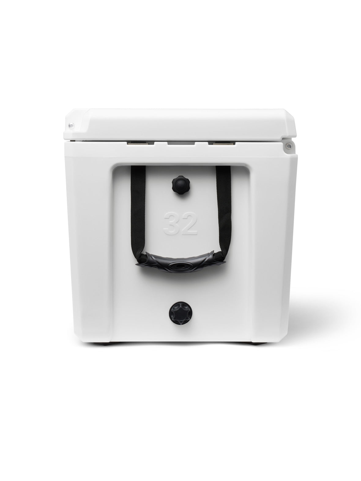 Kodiak Hard Cooler 32L White Heavy-Duty Family-Size Ice Box with 5-Day Ice Retention for Camping and Outdoors