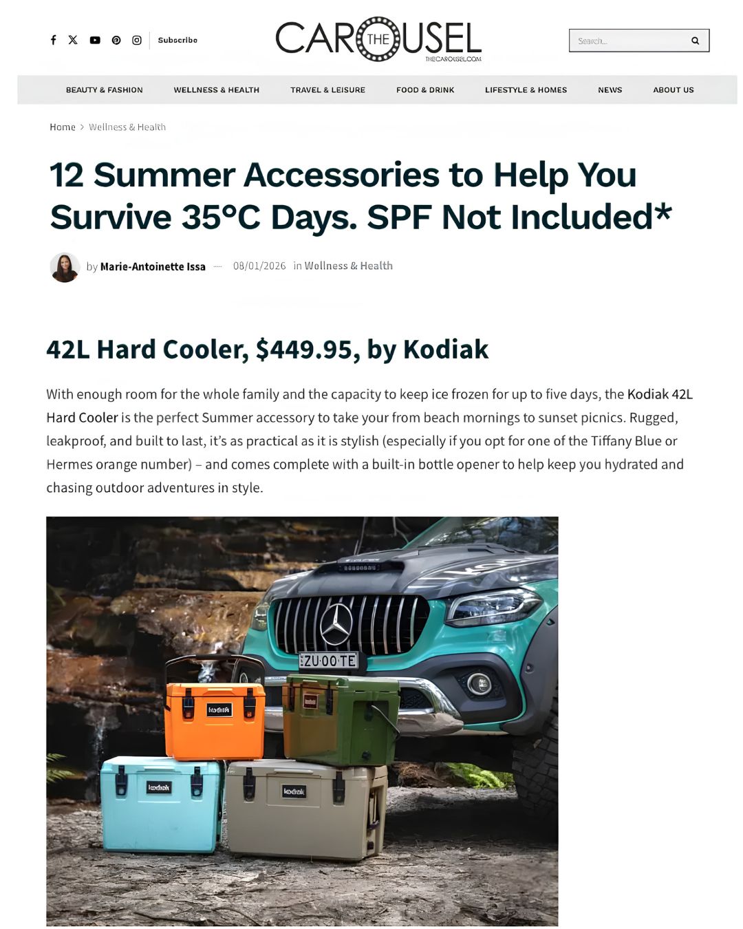 12 Summer Accessories to Help You Survive 35°C Days