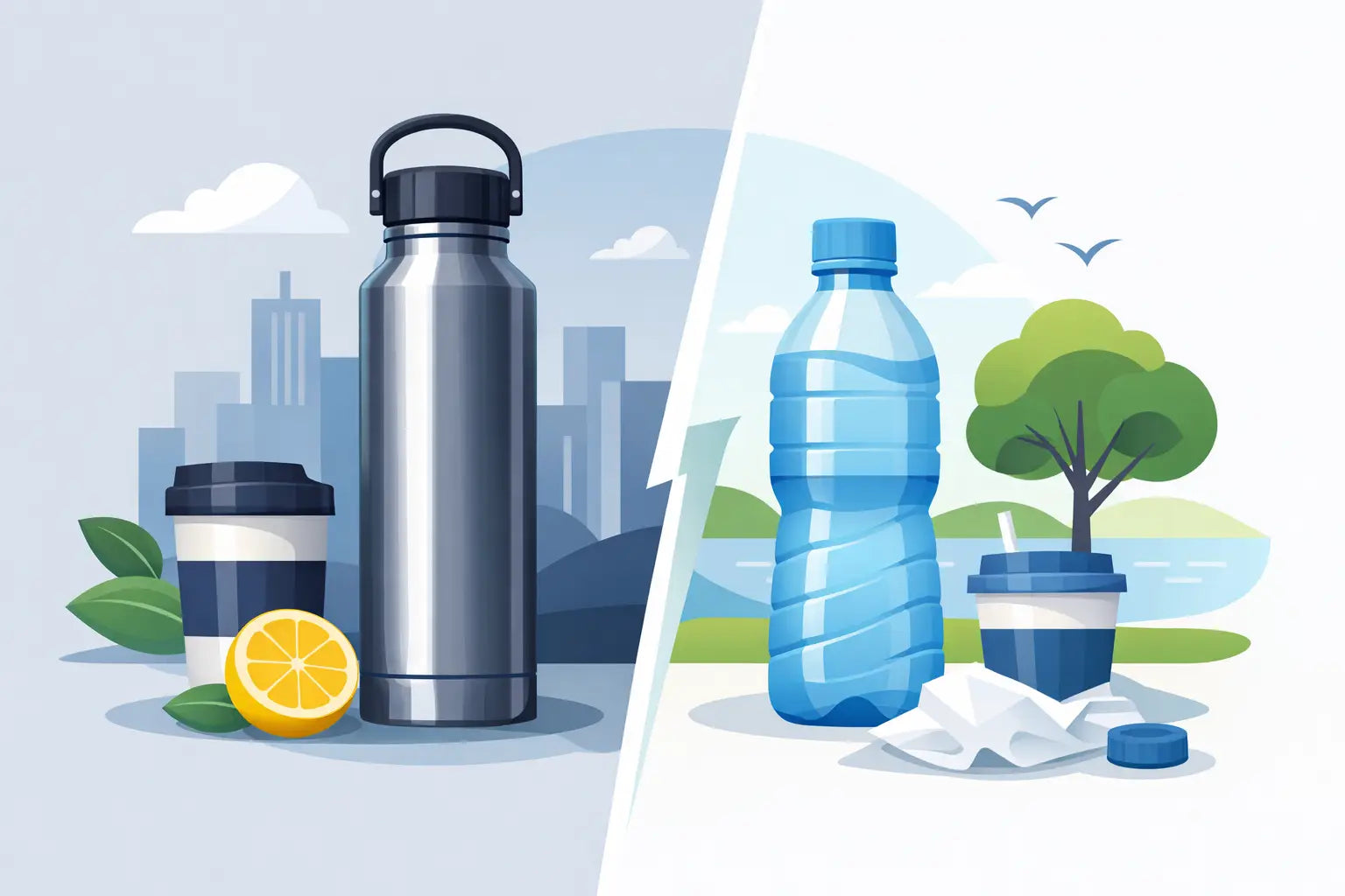 Stainless Bottle vs Plastic for Everyday Use