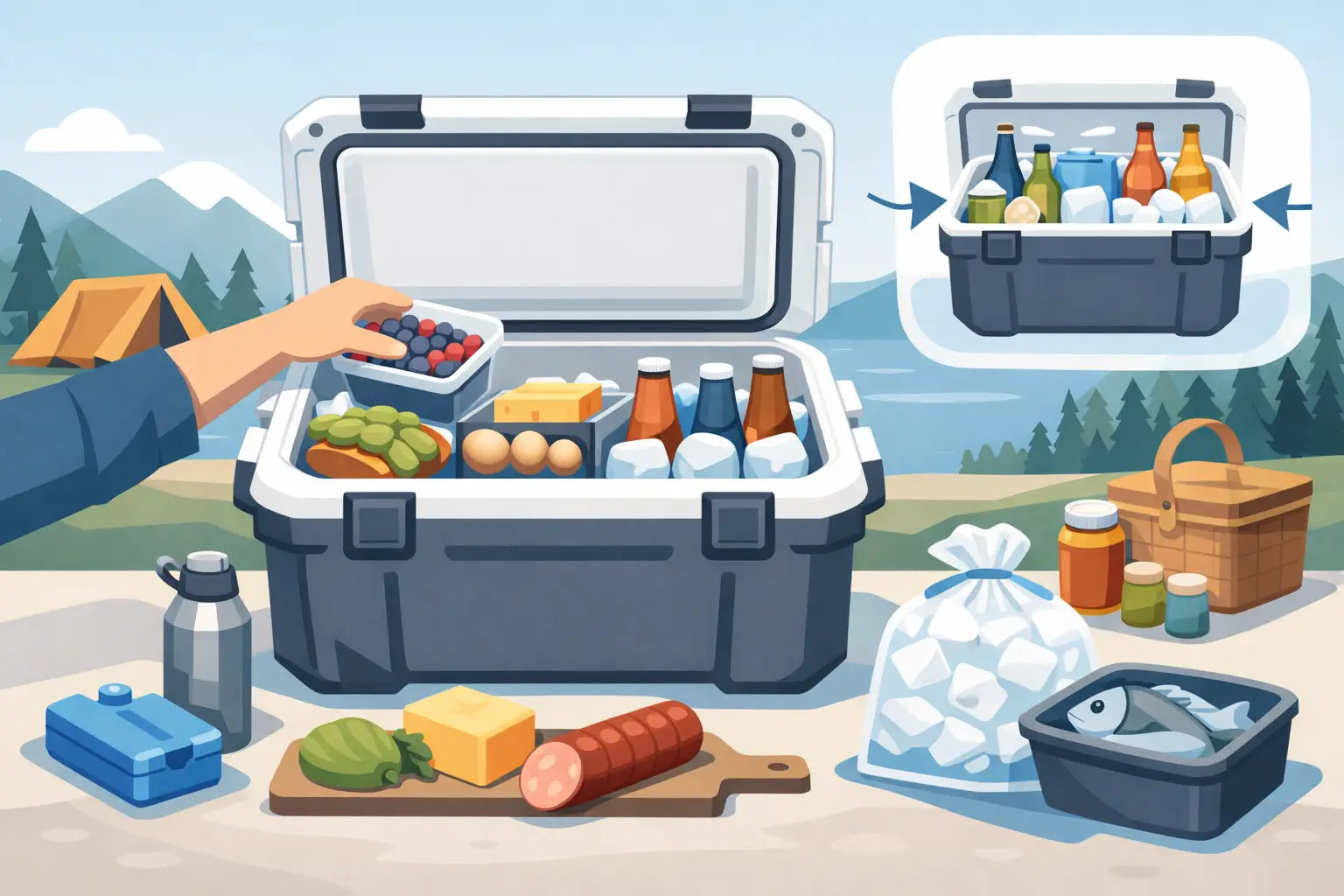 How to Pack a Hard Cooler Properly